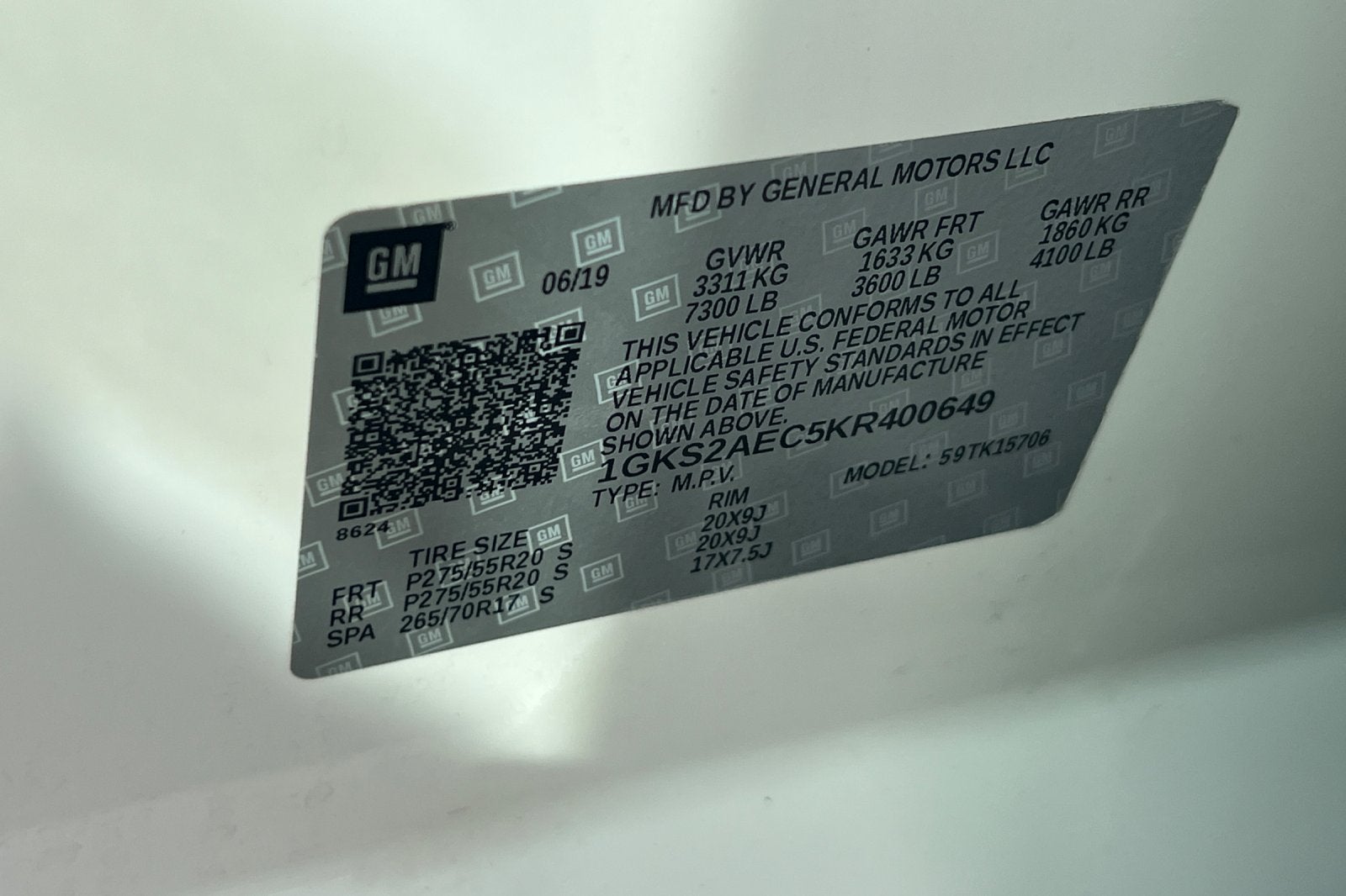 2019 GMC Yukon SLE