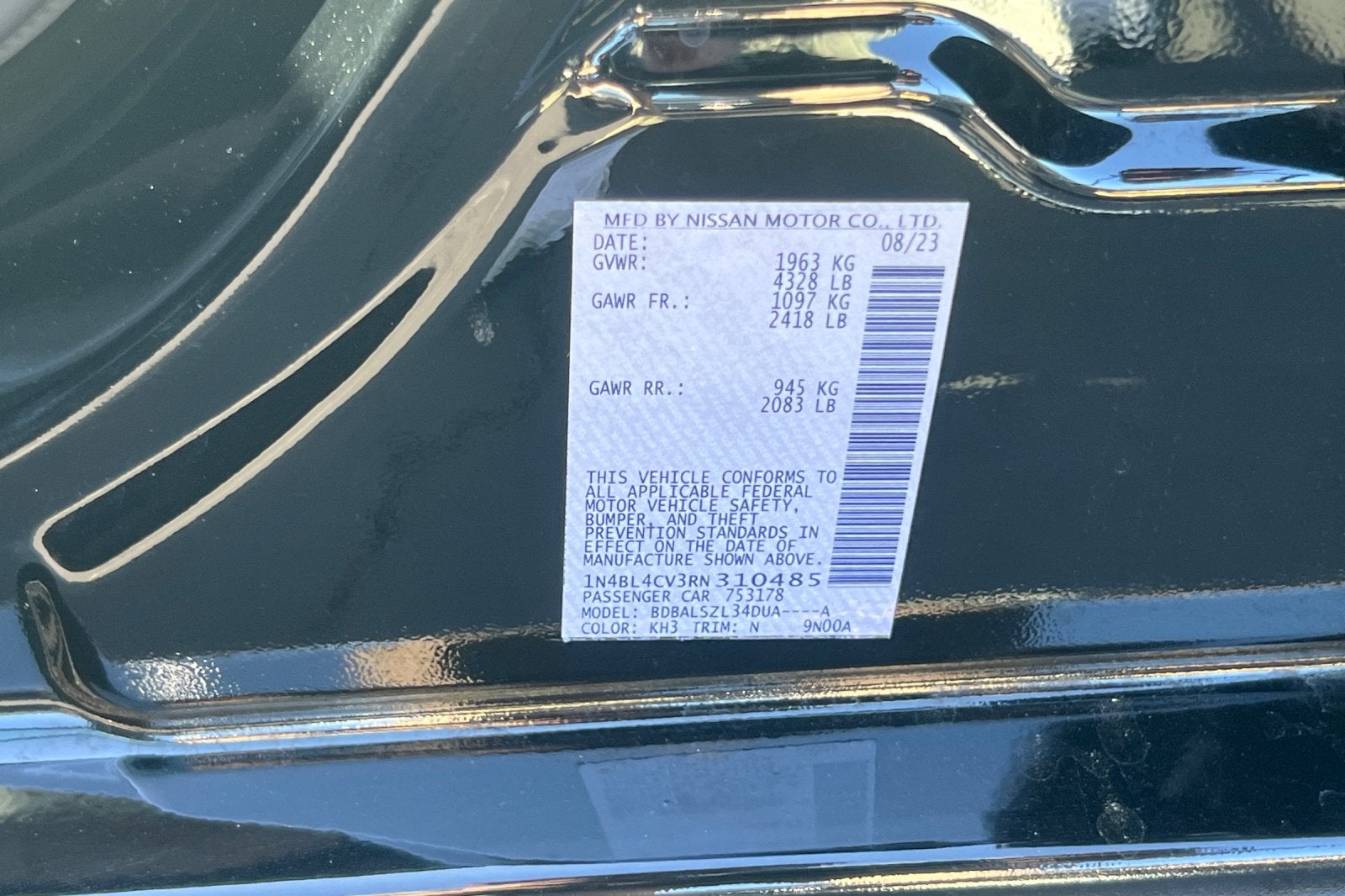 2024 Nissan Altima 2.5 SR