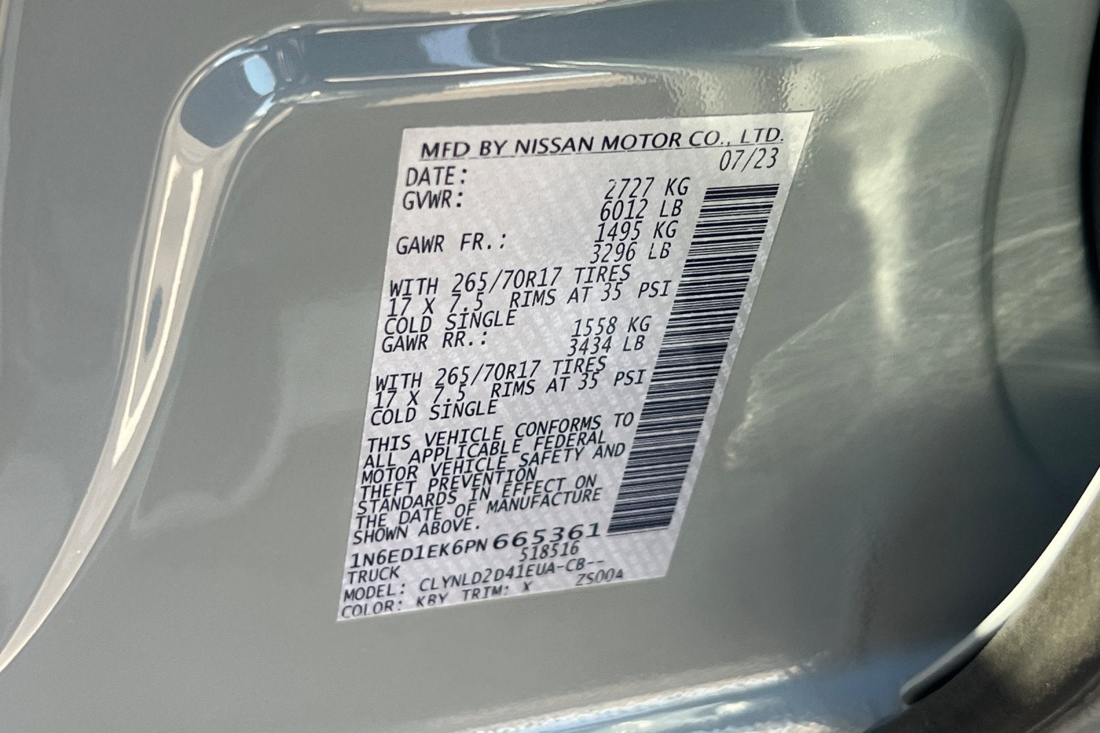2023 Nissan Frontier PRO-4X