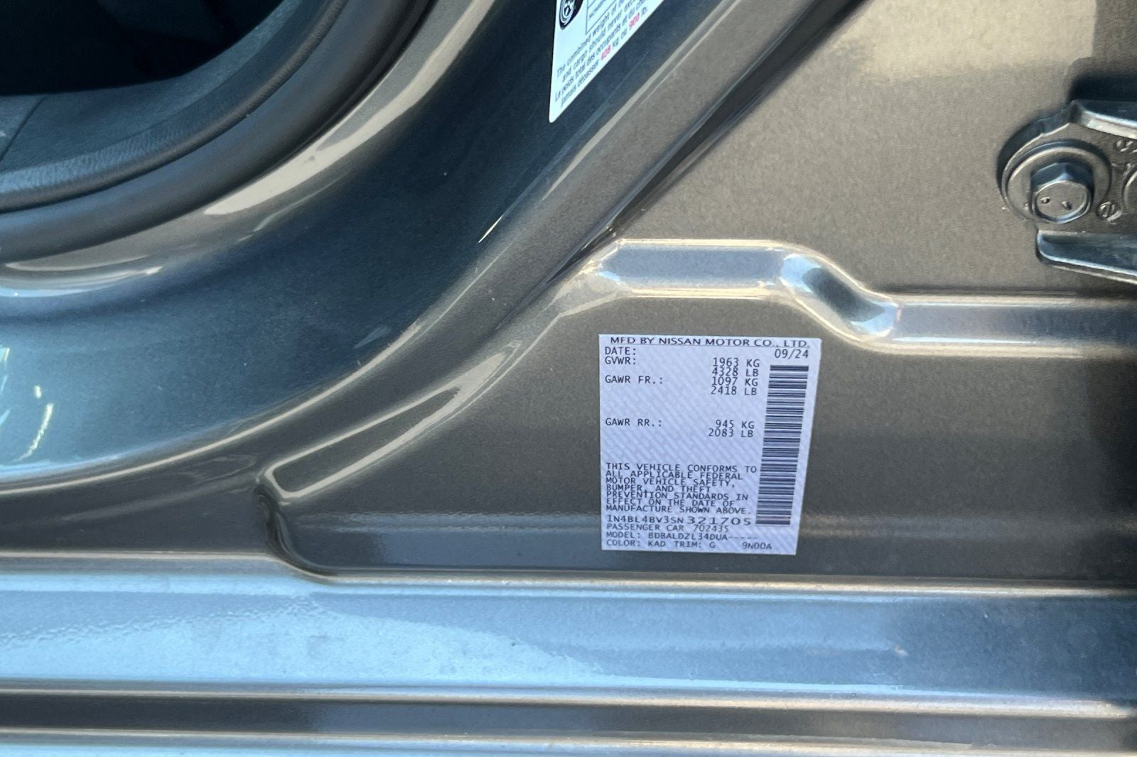 2025 Nissan Altima 2.5 S