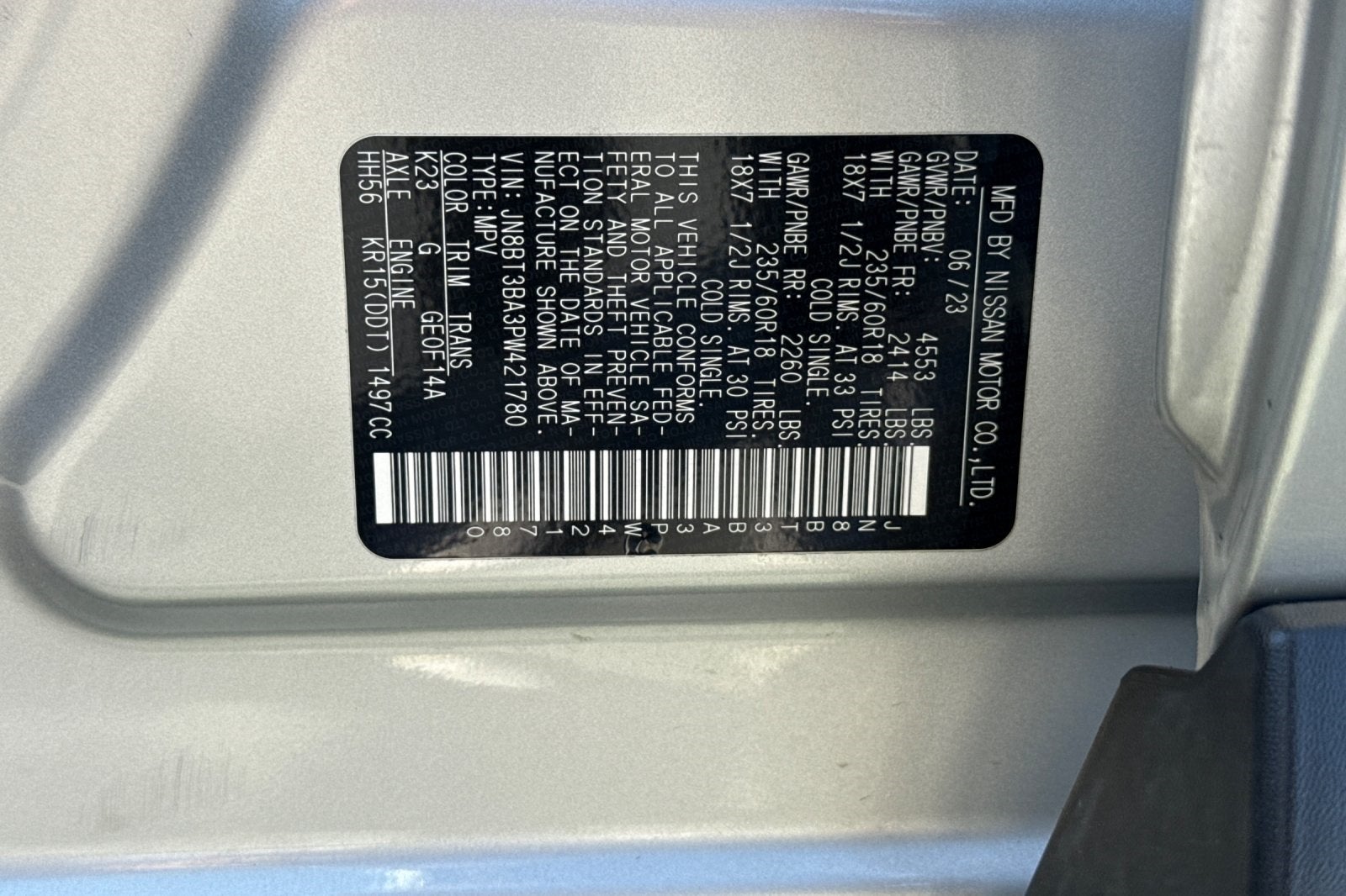 2023 Nissan Rogue SV